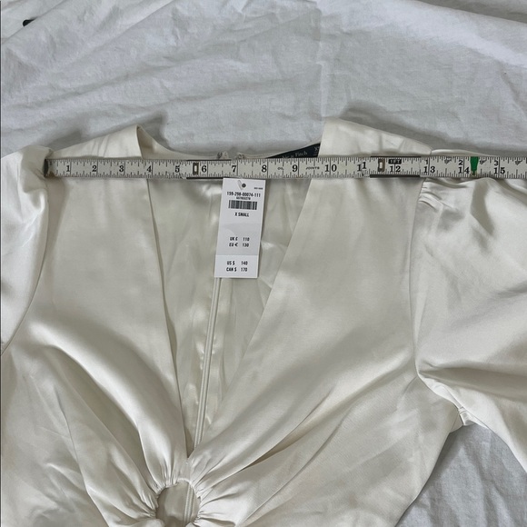 Abercrombie & Fitch Angel Sleeve O-Ring Cutout Maxi Dress XS Fairy Wedding - Picture 11 of 16